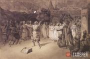 Fortunino Matania. Kashchey's death