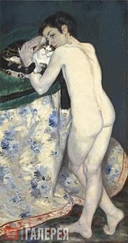 Renoir Pierre-Auguste. Young Boy with a Cat. c. 1868-1869