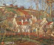Camille PISSARRO. Red Roofs, Corner of a Village, Winter (Cote de Saint-Denis at