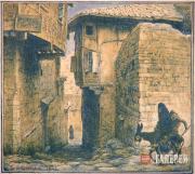 Lanceray Eugene E. Street in Ankara. 1923