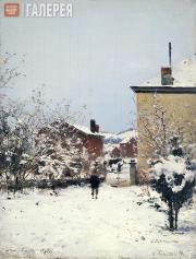 Pokhitonov Ivan. Trou-Louette. Winter. View from the Artist’s Apartment. 1895