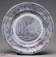 Plate with “Acropolis” Pattern
