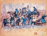 Рынок в Далмации. 1938 Рынок в Далмации. 1938