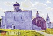 Vladimir STOZHAROV. Novgorod. The Yaroslav Courthouse. 1972 Vladimir STOZHAROV. Novgorod. The Yaroslav Courthouse. 1972