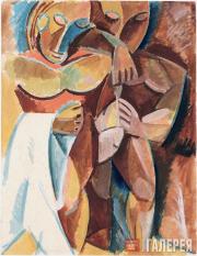 Picasso Pablo. Friendship (II). Study for a painting. 1908
