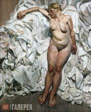 Freud Lucian. Standing by the Rags. 1988-1989