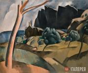 Sacharoff Olga. Catalan Landscape. 1920 Sacharoff Olga. Catalan Landscape. 1920
