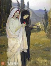 Нестеров Михаил Васильевич. Жены-мироносицы. 1901
