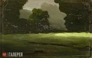 Kuindzhi Arkhip. Spots in the Forest. Fog. 1890s