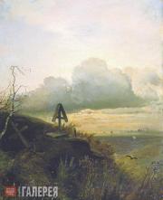 Savrasov Alexei. The Grave by the Volga. Yaroslavl Region. 1874 Savrasov Alexei. The Grave by the Volga. Yaroslavl Region. 1874