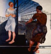 Deineka Alexander. Building New Industrial Plants. 1926