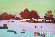 Nikolai KRYMOV. Winter Evening. 1919