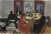 Polenova Yelena. Reading. Nelshevka. At the Antipov’s Dacha. 1889