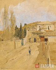 Levitan Isaaс. A Street in Yalta. 1886