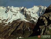 Levitan Isaaс. Mountain Range. Mont Blanc. 1897