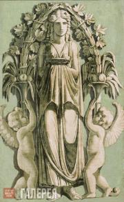 Scotti Giovanni Battista (Ivan Karlovich). Female figure with two cupids Scotti Giovanni Battista (Ivan Karlovich). Female figure with two cupids