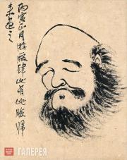 Qi Baishi. Head Portrait Draft. 1926