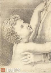 Lermontov Mikhail. Child Stretching to His Mother. 1829