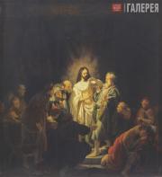 REMBRANDT Harmenszoon van Rijn. The Incredulity of St. Thomas. 1634