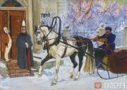Plastov Arkady. Illustration to “Kholstomer” by Leo Tolstoy. ‘Prince Serpukhovsk