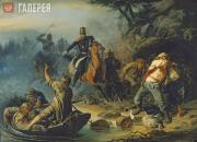 Khudyakov Vasily. Armed Clash with Finnish Smugglers. 1853 Khudyakov Vasily. Armed Clash with Finnish Smugglers. 1853
