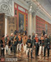 Karl Piratsky. Courtiers and Military Personnel in the 1812 Portrait Gallery in 