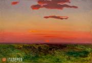 Kuindzhi Arkhip. Sunset in the Steppes on the Seashore. 1900s