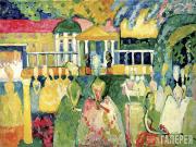 Kandinsky Wassily. Ladies in Crinolines. 1909