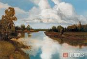Levitan Isaaс. Landscape with a River