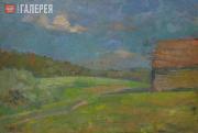 Falk Robert. Landscape with a Barn. 1948