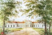 E.E. Meyer. The Chinese Palace in Oranienbaum. 1840s
