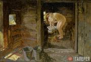 Tkachev Alexei and Sergei. In a Bathhouse. 1974