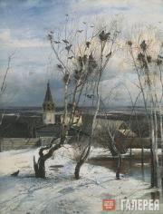 Savrasov Alexei. The Rooks Have Arrived. 1871 Savrasov Alexei. The Rooks Have Arrived. 1871