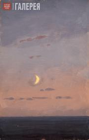 Kuindzhi Arkhip. Sickle of the Moon Against the Sunset. 1890s
