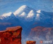 Kuindzhi Arkhip. The Summit of Elbrus in Sunlight. 1900s