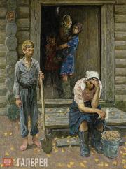 Tkachev Alexei and Sergei. Children of the War. 1984