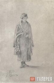 Repin Ilya. Figure of a Woman. 1883