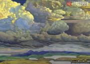 Рерих Николай Константинович. Небесный бой. 1912 Рерих Николай Константинович. Небесный бой. 1912