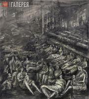 Moore Henry. A Tilbury Shelter Scene. 1941 
