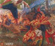 Repin Ilya. The Hopak Dance (The Zaporozhye Cossacks Dancing). 1926-1930