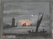 Unknown artist. Explosion. First half of the 19th century 
