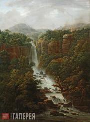 Matveyev Fyodor. Waterfalls of the Pope’s Palace in the Environs of Rome. 1818