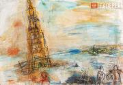 Nikonov Pavel. Morning on the Volga. 2018 