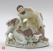 “Hercules Capturing the Cretan Bull” sculpture “Hercules Capturing the Cretan Bull” sculpture