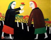 Novikov Alexei. Spring in the Garden. 1988