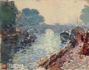 Kouznetzoff Constantin. Pont Saint-Michel. Second half of the 1920s