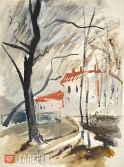 Mavrina Tatyana. House with a Red Roof. Late 1920s