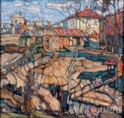 Abram MANEVICH. The Yard. 1910s