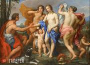 Carlo Maratta (1625-1713). The Judgement of Paris. 1708 