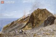 Jean Pierre Hoüel (Rouen, 1735-1813). The Crater of Stromboli